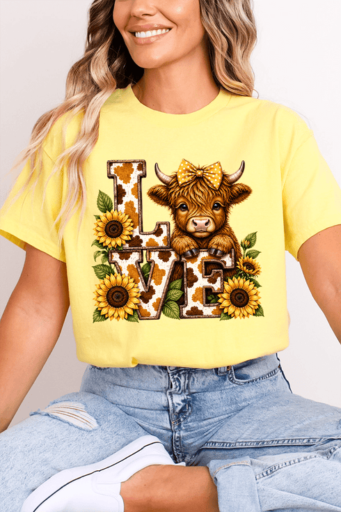 Little Highland Love Softstyle Adult T-Shirt