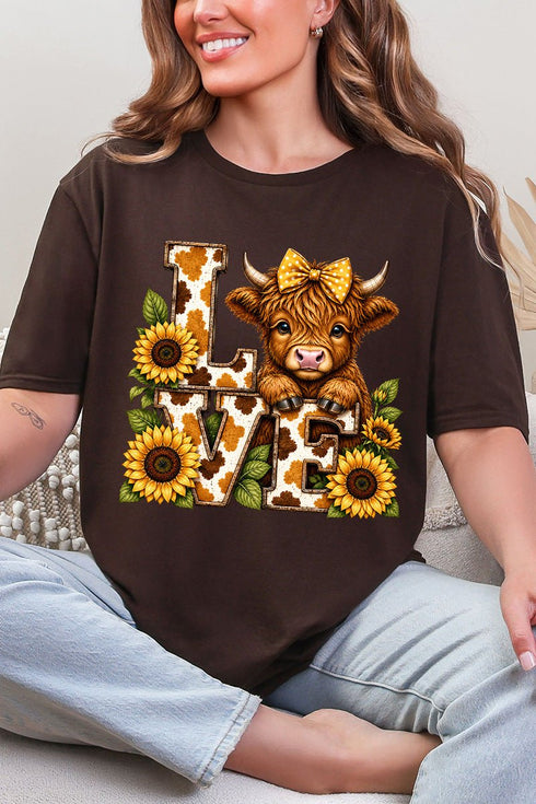 Little Highland Love Softstyle Adult T-Shirt