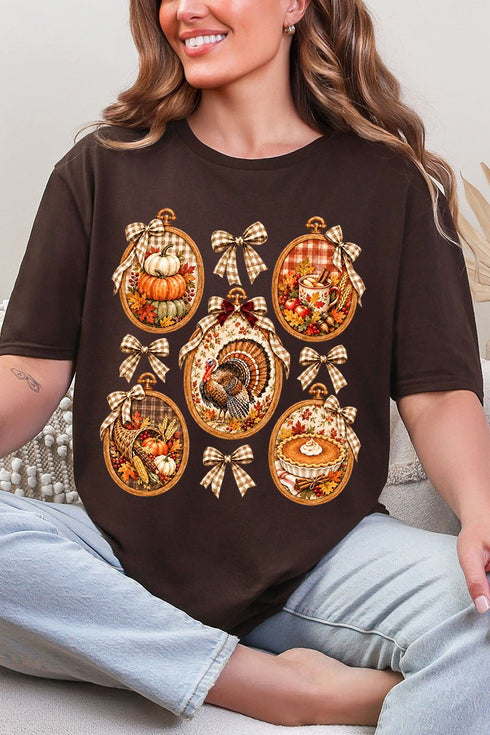 Thanksgiving Portraits Softstyle Adult T-Shirt