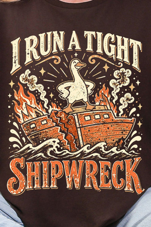 Tight Shipwreck Goose Softstyle Adult T-Shirt