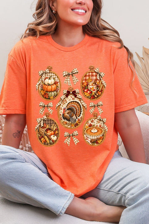 Thanksgiving Portraits Softstyle Adult T-Shirt