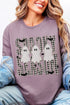 Spooky Season Gingham & Ghosts Softstyle Adult T-Shirt