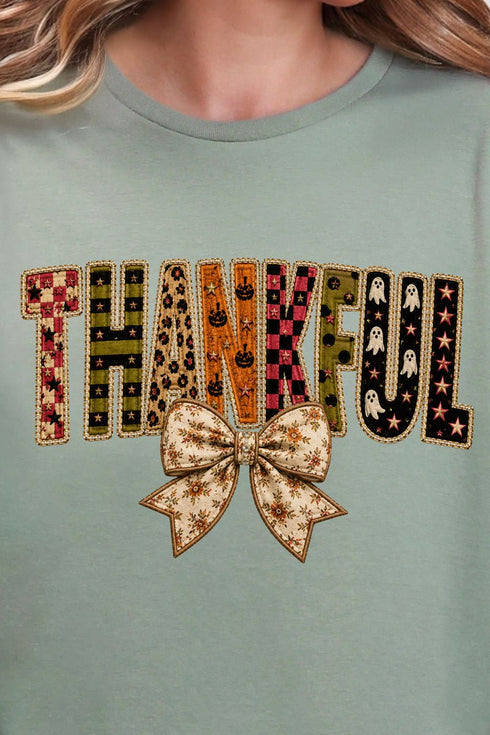 Thankful Fall Spirit Softstyle Adult T-Shirt
