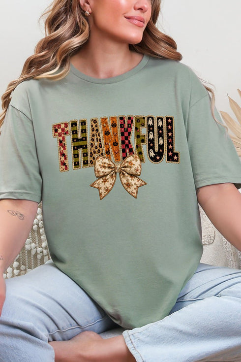 Thankful Fall Spirit Softstyle Adult T-Shirt
