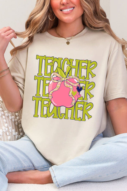 Apple For The Teacher Softstyle Adult T-Shirt