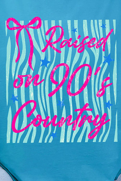 Wavy 90's Country Softstyle Adult T-Shirt