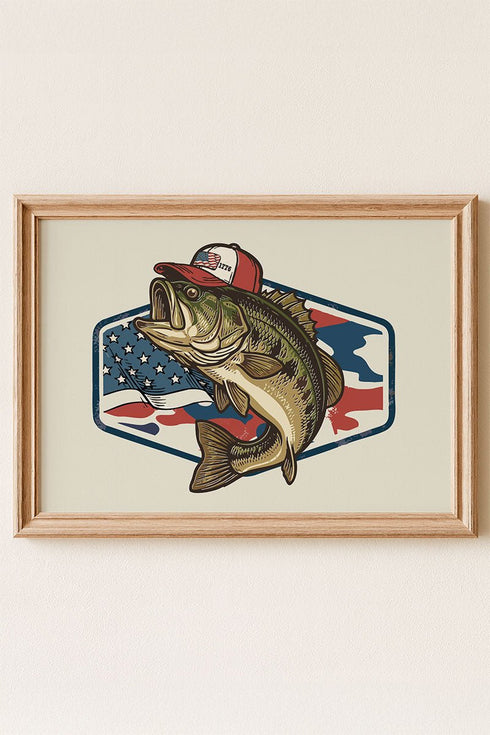 Reel American Ready To Frame Canvas Print