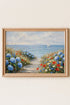 Seaside Garden Path Ready To Frame Canvas Print