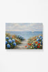 Seaside Garden Path Ready To Frame Canvas Print
