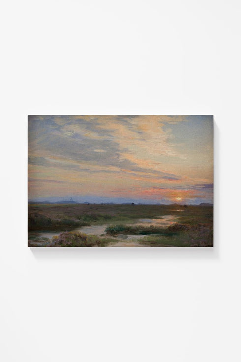 Summer Sunset Ready To Frame Canvas Print