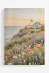 Wildflowers By The Bay Ready To Frame Canvas Print