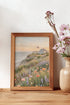 Wildflowers By The Bay Ready To Frame Canvas Print