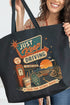 Just Keep Driving Canvas Jumbo Tote