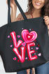 Love In The Air Canvas Jumbo Tote