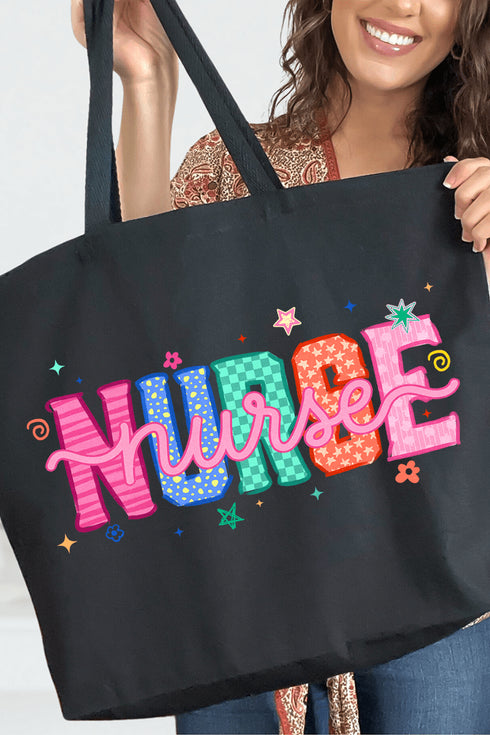 Nurse Energy Canvas Jumbo Tote