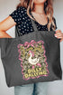 Dilly Dallying Camo Goose Canvas Jumbo Tote