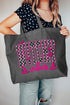 Dotted Witchy Vibes Canvas Jumbo Tote