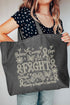 Fight Ribbon Sketch Canvas Jumbo Tote