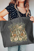 My Strength Woodland Deer Canvas Jumbo Tote