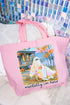 Ghost Mentally I'm Here Canvas Jumbo Tote