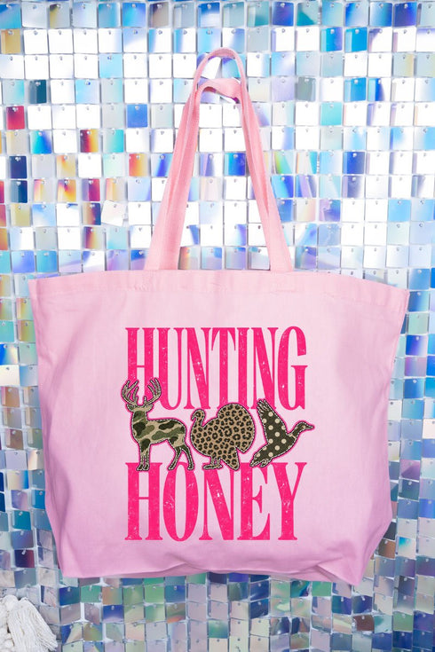 Hunting Honey Wild Mix Canvas Jumbo Tote