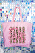 Pink Southern Darlin Canvas Jumbo Tote