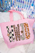 WWJD Pattern Pop Canvas Jumbo Tote