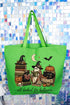 All Booked For Halloween Canvas Jumbo Tote