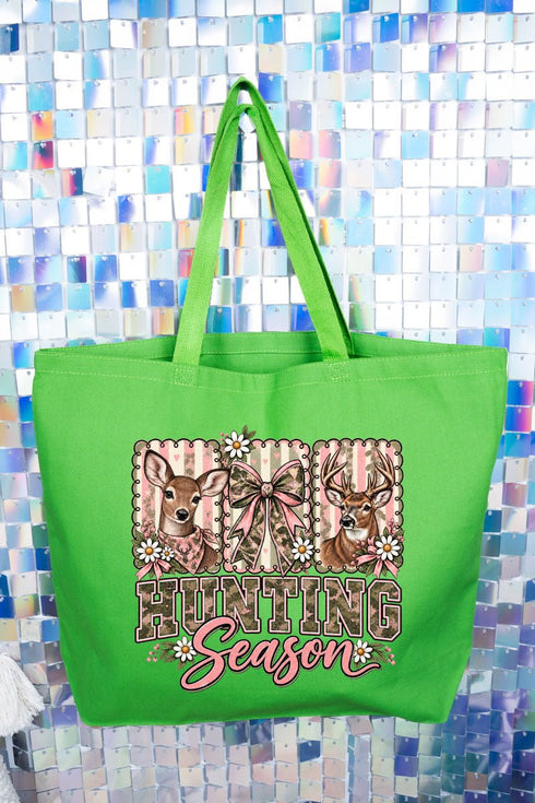 Camo & Bows Hunting Season Canvas Jumbo Tote