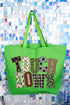 Touchdown Pattern Play Canvas Jumbo Tote