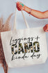 Leggings + Camo Kinda Day Canvas Jumbo Tote