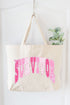 Pink Polka Pop Survivor Canvas Jumbo Tote