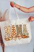 Pumpkin Spice Mama Canvas Jumbo Tote