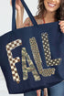 Fall Mashup Canvas Jumbo Tote