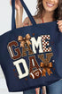 Game Day Spirit Canvas Jumbo Tote