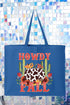 Desert Howdy Fall Canvas Jumbo Tote