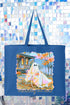 Ghost Mentally I'm Here Canvas Jumbo Tote