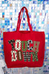 Touchdown Pattern Play Canvas Jumbo Tote