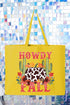 Desert Howdy Fall Canvas Jumbo Tote