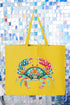 Seaside Sparkle Crab Canvas Jumbo Tote