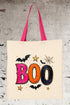 Bold Boo Medium Canvas Tote