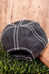 Distressed Black 'Love' Football Helmet Cap