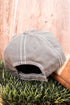 Distressed Light Gray 'Love' Football Helmet Cap