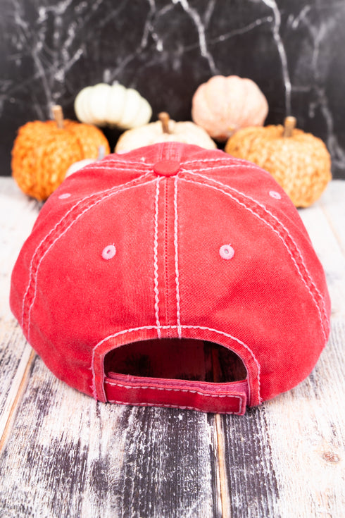 Distressed Salmon 'Spooky Vibes' Cap