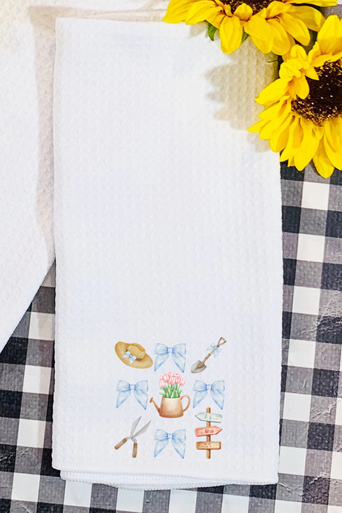 All Things Gardening Waffle Kitchen Towel