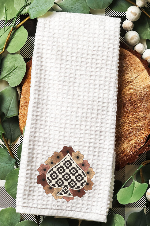 Boho Ace Waffle Kitchen Towel