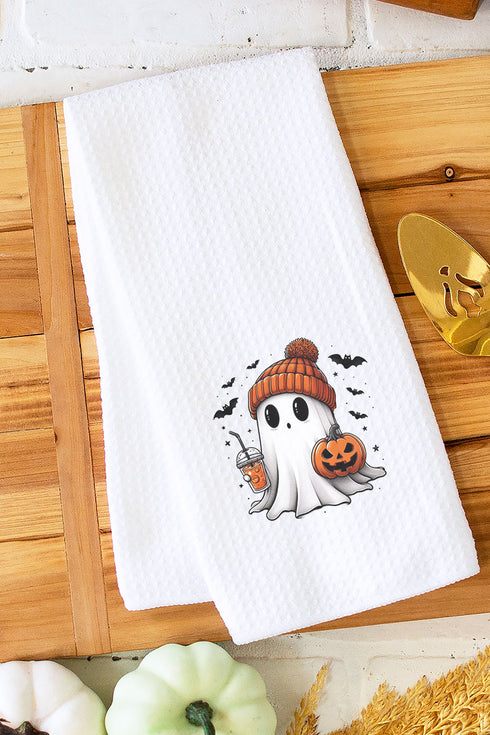 Boojee Coffee Ghoul Waffle Kitchen Towel