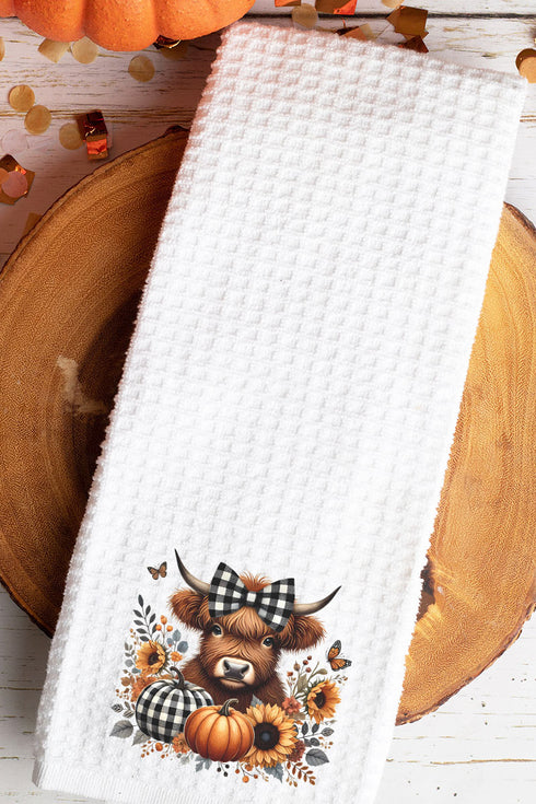 Buffalo Check Highland Waffle Kitchen Towel