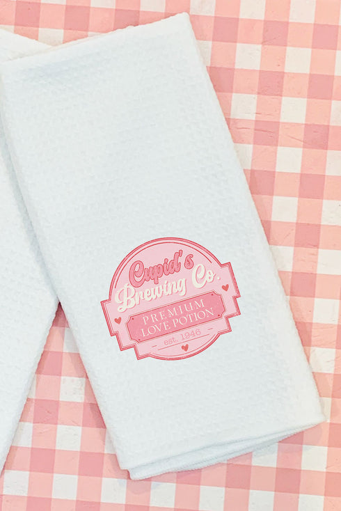 Cupid's Brewing Company Waffle Kitchen Towel