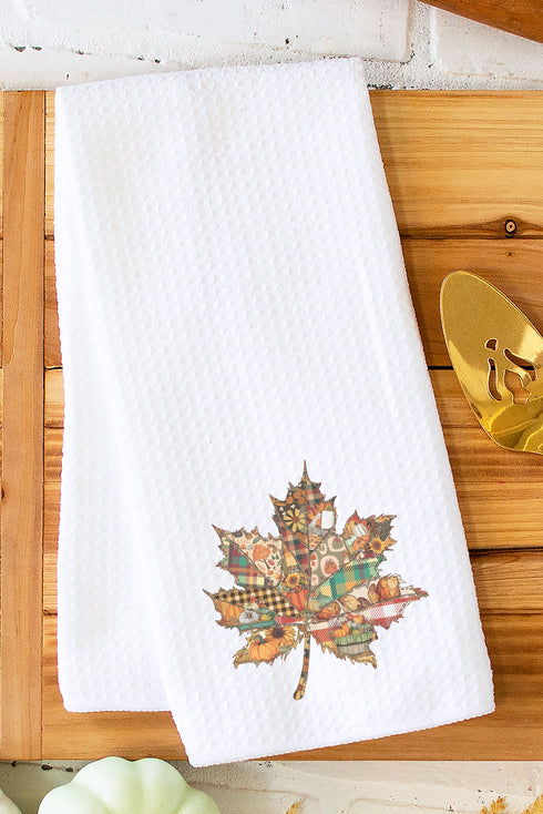 Falling For You Waffle Kitchen Towel